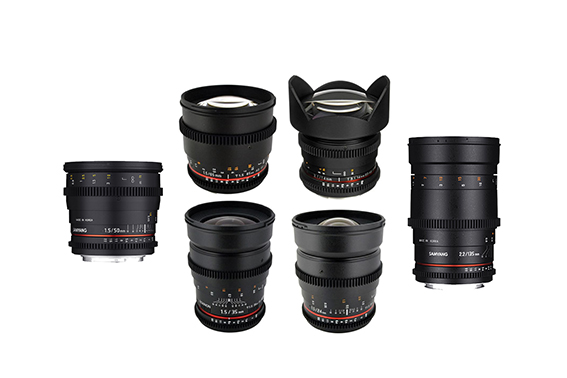 SAMYANG EF MOUNT CINE SET
