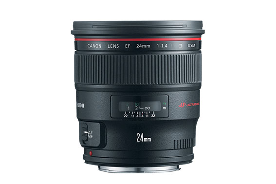 CANON EF 24mm F/1.4L II USM LENS