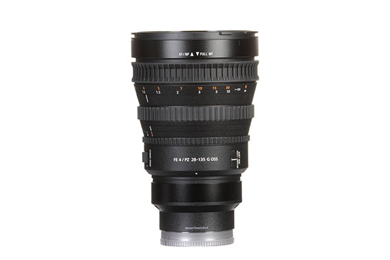 SONY FE 4 / PZ 28-135 G OSS SERVO LENS