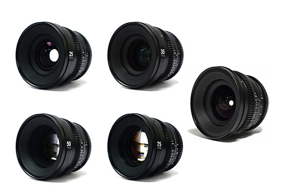 SLR MAGIC MICROPRIME CINE SET (E MOUNT)