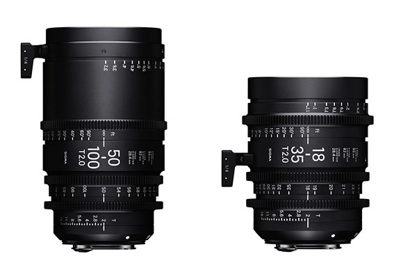 SIGMA CINE ZOOM LENS SET EF (18-35)/(50-100)